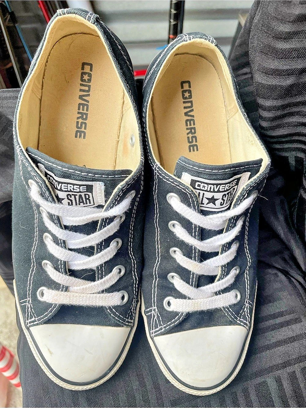 Converse Chuck Taylor All Star Dainty OX Sneakers Black & White US 8